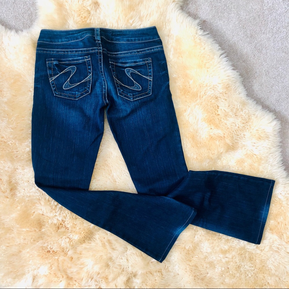 Silver Jeans women's pants Tuesday dark jean denim